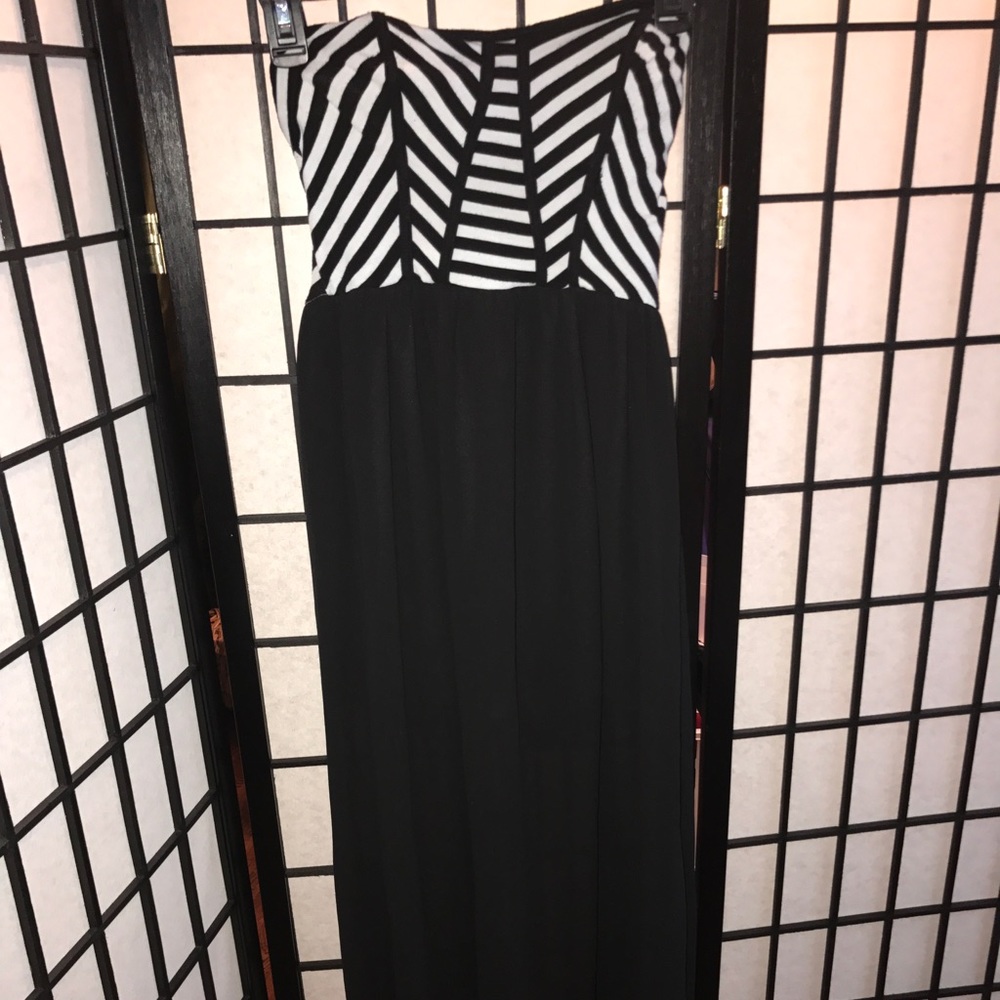 Stripped & see through sun dress.